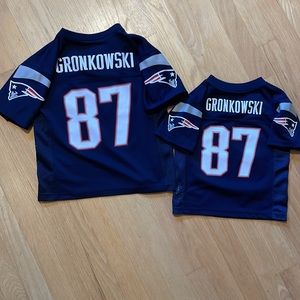 Kids Patriots Gronkoswki 87 Jerseys 3T & Kids Medium NFL APPAREL